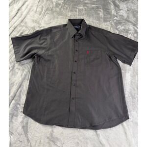 Polo by Ralph Lauren Polo Button-Up 2XL Black Cotton Short Sleeves